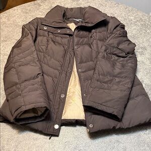 Kenneth Cole Reaction Brown Puffer Jacket